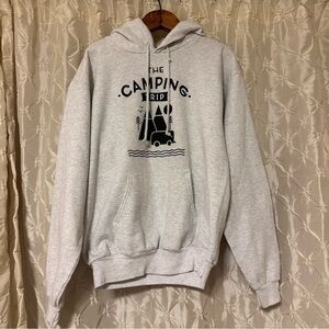 Macklemore & Ryan Lewis The Camping Trip Gray Hoodie Concert Band Sweatshirt